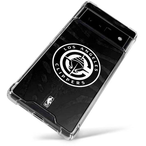 NBA LA Clippers Animal Print Google Pixel 6 Clear Case